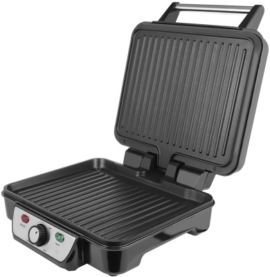 Гриль контактный Centek CT-1463 1800 Вт, 2 жаровни 280х230 мм, антипригар, нагрев 240 гр, нерж отдел