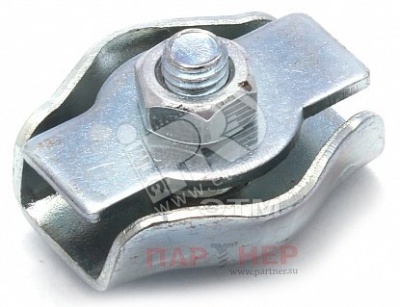 Зажим стальной 8мм Simplex для троса оцинкованный