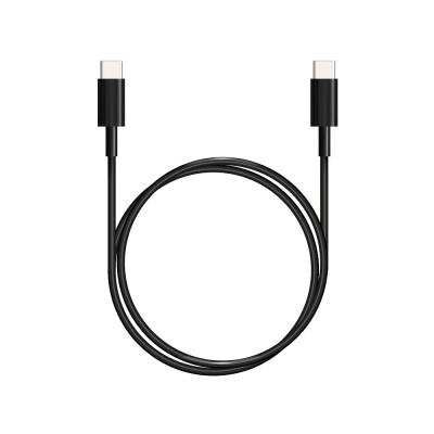 Bion Кабель для зарядки USB Type-C to Type-C (CM/CM), 3A, 60W, 1м, черный [BXP-CCP-USBC-CMCM-1M-B]