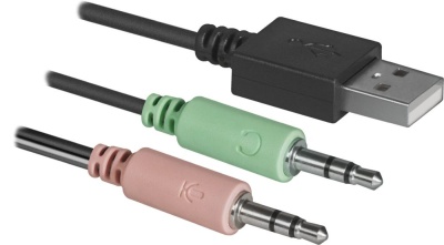 Defender Акустическая 2.0 система SPK-190 черный, 8 Вт, питание от USB Defender SPK-190 (65190)