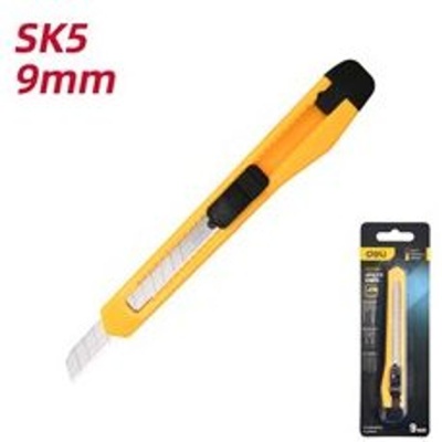 Технический нож Deli DL009H 9мм, ударопрочный корпус