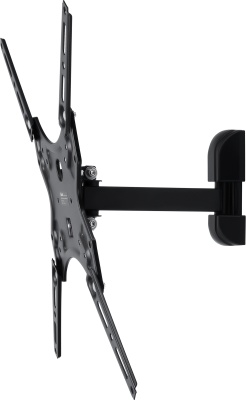 Кронштейн для телевизора Buro MF1 черный 13"-60" макс.25кг настенный поворот и наклон
