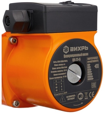 Насос циркуляционный циркуляционный Вихрь Ц-25/6 Стандарт 90Вт 3000л/час