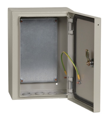 Щит распределительный IEK YKM40-321-54 ЩМП-3.2.1-0 У2 навесной 210мм 150мм 300мм 630A 6шт металл IP54 серый (упак.:1шт)