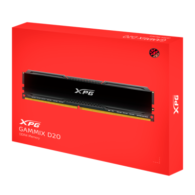 Оперативная память XPG GAMMIX D20 64GB DDR4-3200 AX4U320032G16A-DCBK20, CL16, 1.35V K2*32GB Black Adata