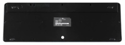 Клавиатура Оклик 870S черный USB беспроводная slim Multimedia