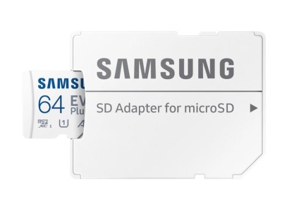 Карта памяти MICRO SDXC EVO+ 64GB V10 W/A MB-MC64SA/CN SAMSUNG