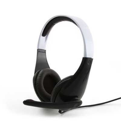 Gembird MHS-901 Гарнитура стерео ,черный\белый