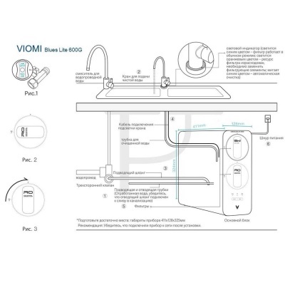 Очиститель для воды Viomi MR662-A