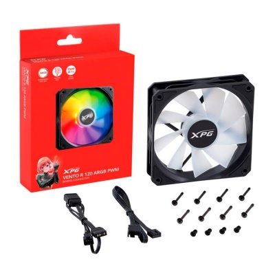 Вентилятор в корпус ADATA VENTOR120ARGBPWM-BKCWW