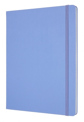 Блокнот Moleskine CLASSIC QP090B42 XLarge 190х250мм 192стр. линейка твердая обложка голубая гортензия