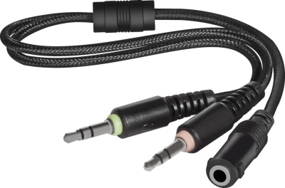 Гарнитура GAMING SHADOW BLACK 64600 DEFENDER