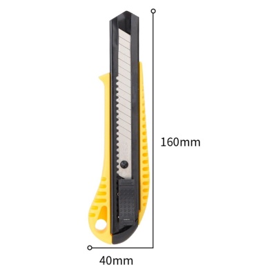 Нож Deli Технический нож Deli DL003  18мм, ударопрочный корпус, автоматическая блокировка