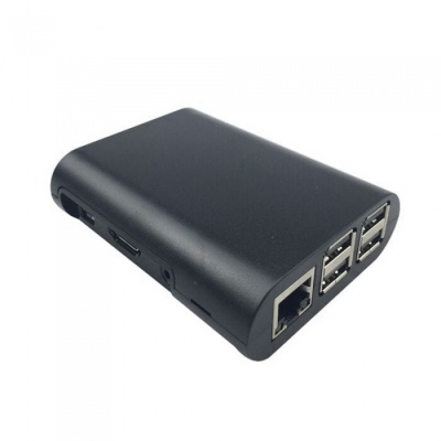 RA071 Raspberry Pi 2/3B/3B+ Injection Molding Case Black (41433)(CaseRaspPI3)