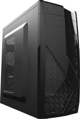 Корпус Aerocool CS-1102 черный без БП ATX 1x80mm 1x120mm 2xUSB2.0 1xUSB3.0 audio