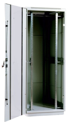 Шкаф коммутационный ЦМО (ШТК-М-42.8.8-1ААА) напольный 42U 800x820мм пер.дв.стекл задн.дв.стал.лист 2 бок.пан. направл.под закл.гайки 500кг серый 655мм 123.3кг 180град. 2030мм