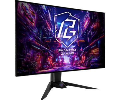Монитор ASROCK 32" PGO32UFS OLED 3840x2160 (1920x1080 DM) 0,03 ms GTG 275 cd 165Hz HDR 400 VESA HAS Tilt HDMI*2 DP*2 HAS Swivel Pivot Type C USB*3 MM black