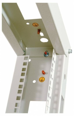 Стойка двухрамная ЦМО СТК-42.2 42U 620ммX800мм направл.закл.гайки 350кг серый