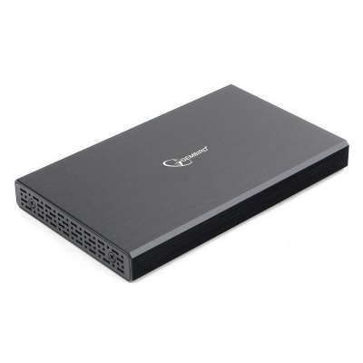 Внешний корпус 2.5" Gembird EE2-U3S-55, чёрный, USB 3.0, SATA, алюминий Gembird {50} (795069)