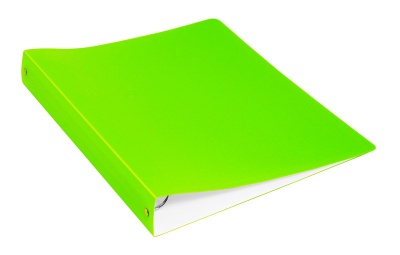 Папка метал.пруж.скоросш. Бюрократ Double Neon DNE07PLETT A4 пластик 0.7мм кор.27мм карм.прод.внут. салатовый