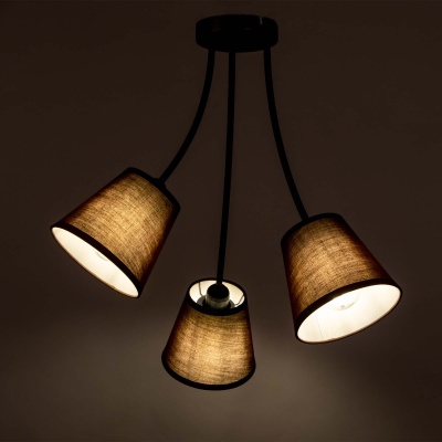 Люстра Hiper Wendy H059-3 потолоч. шоколадный