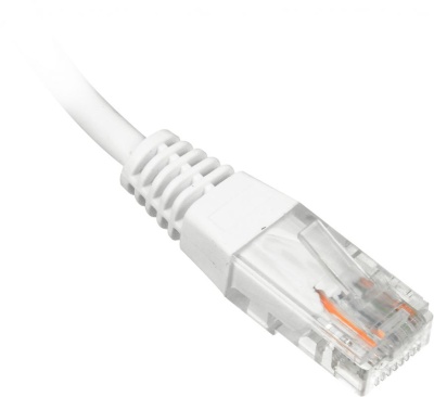 Патч-корд Lanmaster UTP TWT-45-45-0.5-WH вилка RJ-45-вилка RJ-45 кат.5е 0.5м белый ПВХ