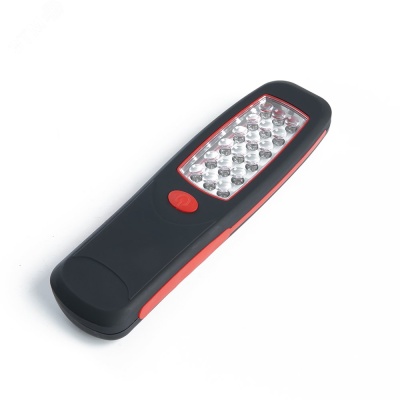 Фонарь светодиодный рабочий на батарейках 3хАА 2w IP44 пластик