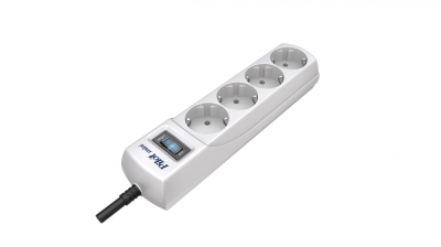 Сетевой фильтр Pilot Mini 4 розетки (евро с заземлением), 10А/2.2кВа, автомат, 10 м ZIS Pilot Mini (10 м, 4 розетки) (Pilot Mini 10M)