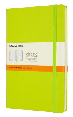 Блокнот Moleskine CLASSIC QP060C2 Large 130х210мм PP 240стр. линейка твердая обложка лайм