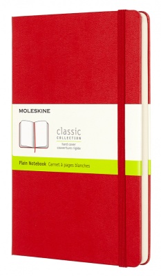 Блокнот Moleskine CLASSIC QP062R Large 130х210мм 240стр. нелинованный твердая обложка красный