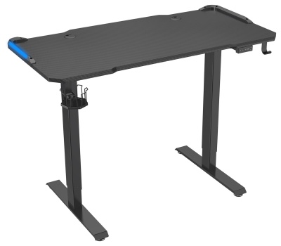 Стол Cactus CS-ED-GBK столешница МДФ карбон каркас черный