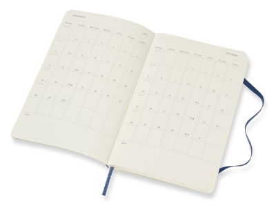 Еженедельник Moleskine ACADEMIC SOFT WKNT Large 130х210мм датир.18мес 208стр. мягкая обложка синий
