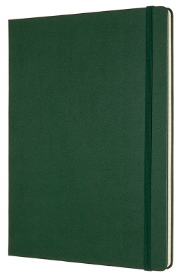 Блокнот Moleskine CLASSIC QP090K15 XLarge 190х250мм 192стр. линейка твердая обложка зеленый
