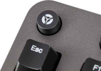 Клавиатура Lenovo Legion K500 RGB механическая черный USB Multimedia for gamer LED (подставка для запястий)