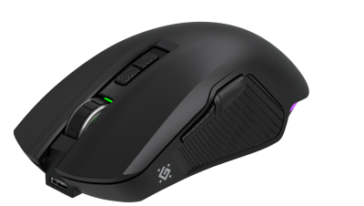 Мышка беспроводная Bluetooth/2.4G/пров игровая 7кн. 7200dpi RGB черн. Whisper GM-209 52209 DEFENDER