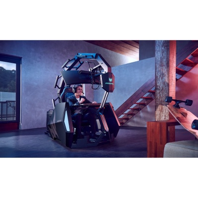 Кресло игровое Acer Predator Thronos Air PGC 910 черный сиденье черный искусственная кожа пластик черный