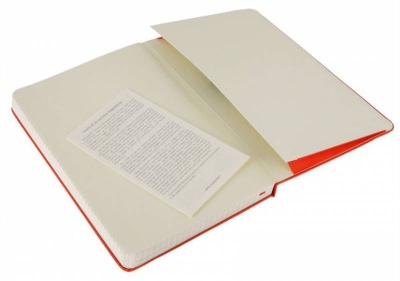 Блокнот Moleskine CLASSIC QP061R Large 130х210мм 240стр. клетка твердая обложка красный