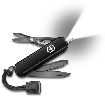 Нож перочинный Victorinox Signature Lite Onyx Black (0.6226.31P) 58мм 8функций черный подар.коробка