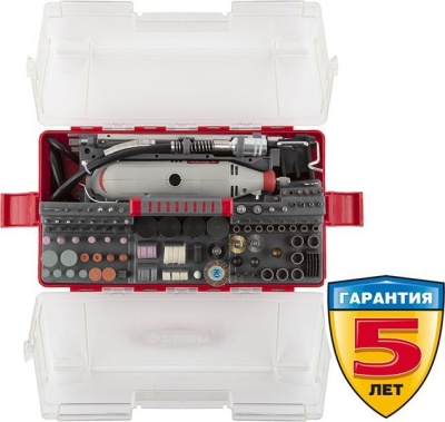 Гравер Зубр ЗГ-130ЭК H242 130Вт насадок:242