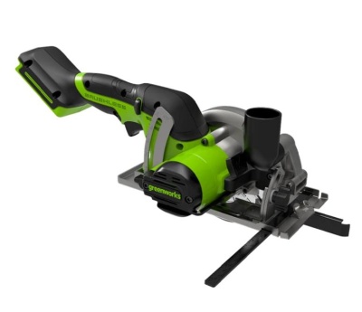 GreenWorks G24MCS Циркулярная мини пила аккумуляторная, 24V, бесщеточная, без АКБ и ЗУ [1501207]