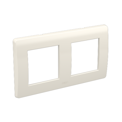 Dkc 75012W Рамка на 2 + 2 модуля (двухместная), белая, RAL 9010