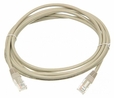 Патч-корд Lanmaster TWT-45-45-3.0/6-GY вилка RJ-45-вилка RJ-45 кат.6 3м серый ПВХ (уп.:1шт)