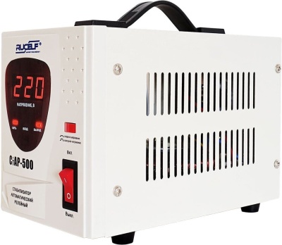 Стабилизатор напряжения Rucelf СтАР-500 0.5кВА однофазный белый