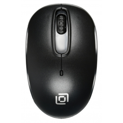 Мышь Оклик 505MW черный оптическая (1000dpi) беспроводная USB для ноутбука (3but)