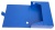 Короб архивный вырубная застежка Бюрократ -BA100/08BLUE пластик 0.8мм корешок 100мм 330х245мм синий