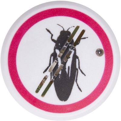 Отпугиватель Rexant 71-0025 ультразвуковой стационарный 5Вт 12 кГц р.д.:30м белый