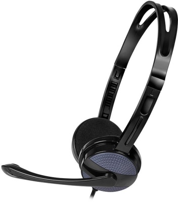 Наушники накладные Sven AP-151MV 1.2м черный проводные оголовье