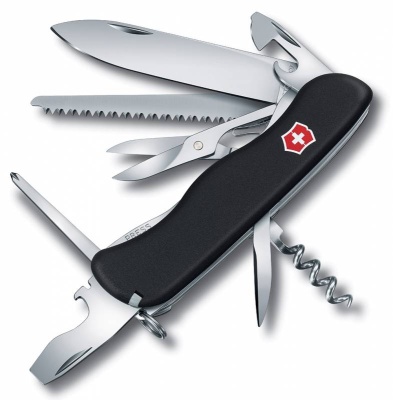 Нож перочинный Victorinox OUTRIDER (0.8513.3) 111мм 14функций черный