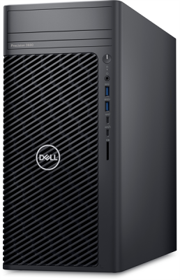 Рабочая станция Dell Precision 3680 Tower Core i7-14700 (2,1GHz) 16GB (1x16GB) DDR5, 512GB SSD, Nvidia RTX A2000, 12GB GDDR6, 1000W, TPM, No Optical Drive, Windows 11 Pro Multilang,  1YW (3680-7652)