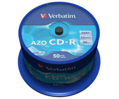 Диск CD-R Verbatim 700 Mb, 52x, Cake Box (50), DL+ (50/200)